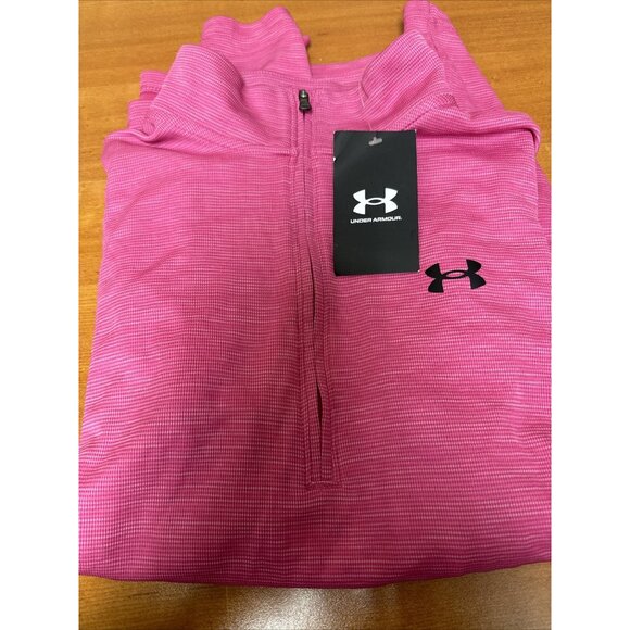 Under Armour Women's Tech Quarter Zip Pink, XS - Picture 2 of 4